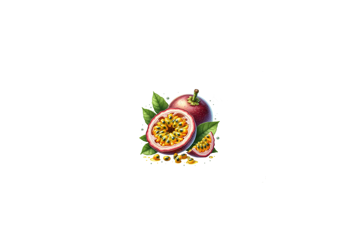 Passion Fruit Throw Pillow | Watercolor Tropical Fruit Decorative Pillow | Kitchen Home Gift