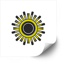 Thumbnail for Son Of Righteousness Sunburst Sticker | Minimalist Faith Light Radiance Vinyl Decal