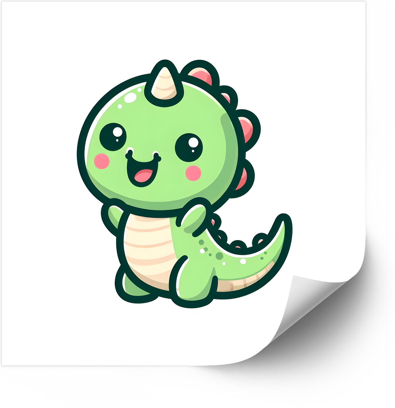 Fearfully Wonderfully Made Dino Sticker | Kawaii Faith Children Vinyl Decal