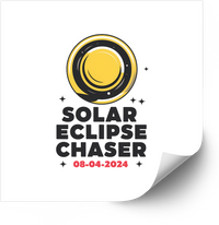Thumbnail for Solar Eclipse Chaser 2024 Sticker | Commemorative Eclipse Vinyl Decal