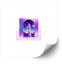 Thumbnail for Blessed Mama Covered In Grace Sticker | Faith-Inspired Cosmic Mom Vinyl Decal