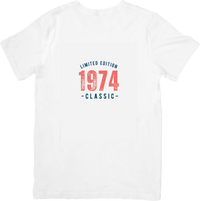 Thumbnail for 1974 Limited Edition T-Shirt | Bold Patriotic Retro Birthday Year Graphic Tee | 50th Birthday Gift