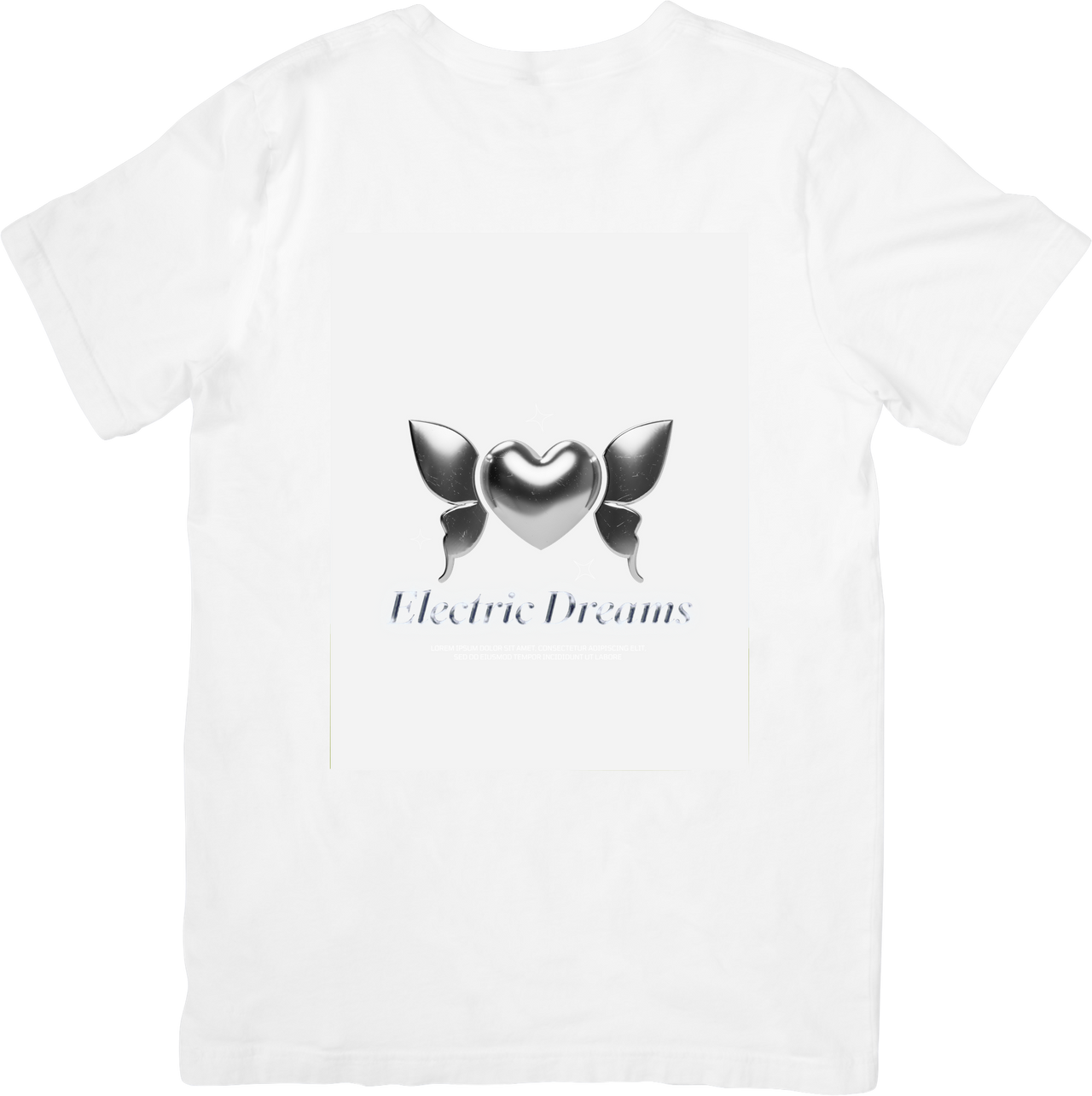 Renewed Heart Electric Grace T-Shirt | Bold Faith Aesthetic Graphic Tee | Trendy Christian Unisex Shirt