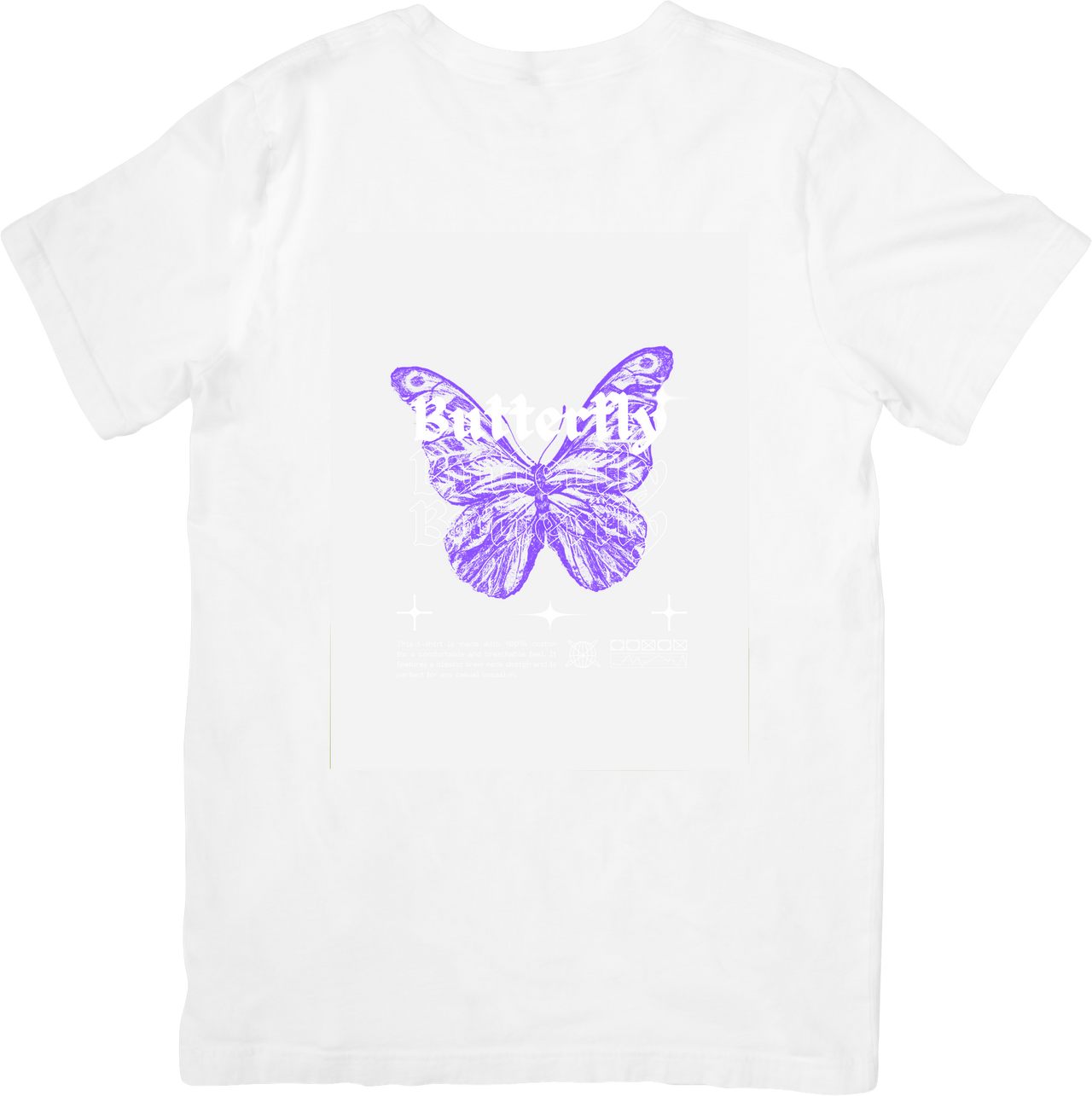 Transformed By Grace T-Shirt | Faith Renewal Butterfly Graphic Tee | Trendy Christian Unisex Shirt