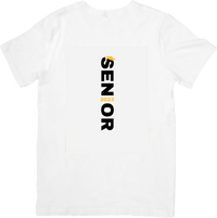 Thumbnail for Senior 2023 Vertical T-Shirt | Minimalist Graduation Cap Graphic Tee | Class Gift