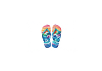 Thumbnail for Ocean Wave Flip Flops Throw Pillow | Colorful Beach Sandals Decorative Pillow | Summer Gift