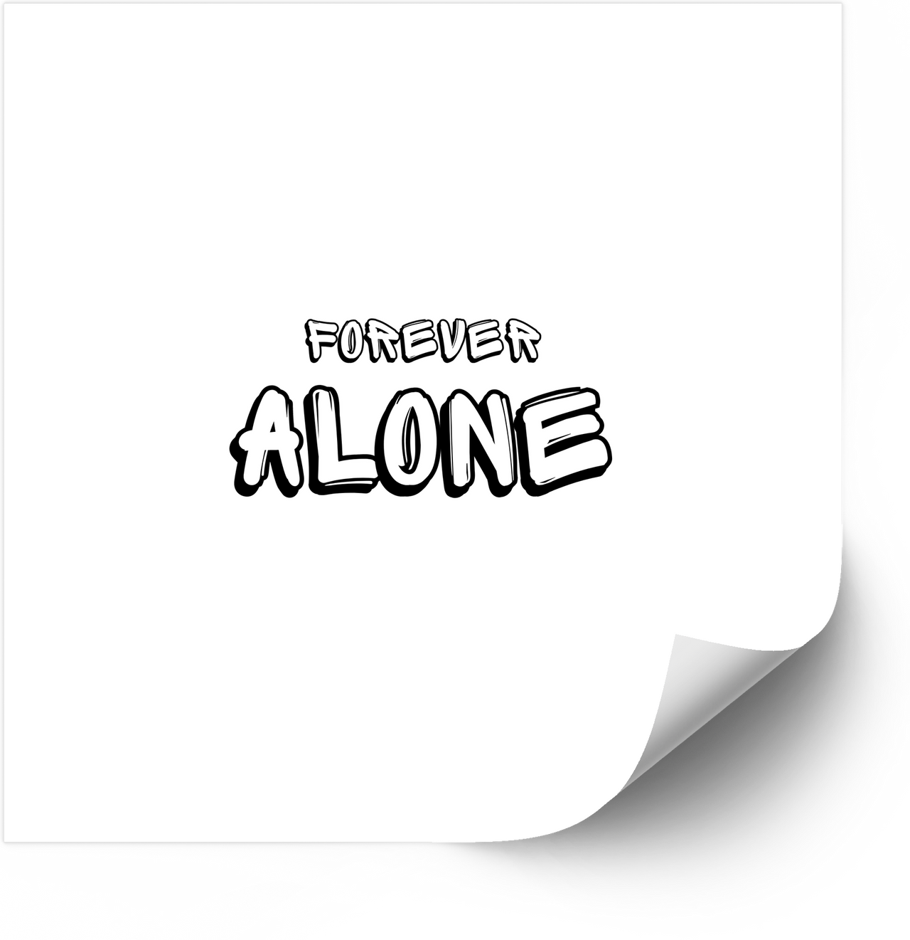 Never Alone In His Presence Sticker | Bold Faith Scripture Text Vinyl Decal
