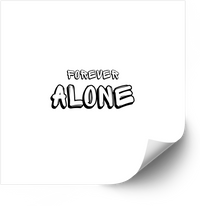 Thumbnail for Never Alone In His Presence Sticker | Bold Faith Scripture Text Vinyl Decal