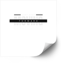 Thumbnail for Just Keep Moving Forward Sticker | Bold Patriotic Motivational Quote Vinyl Decal | American Grit Decal