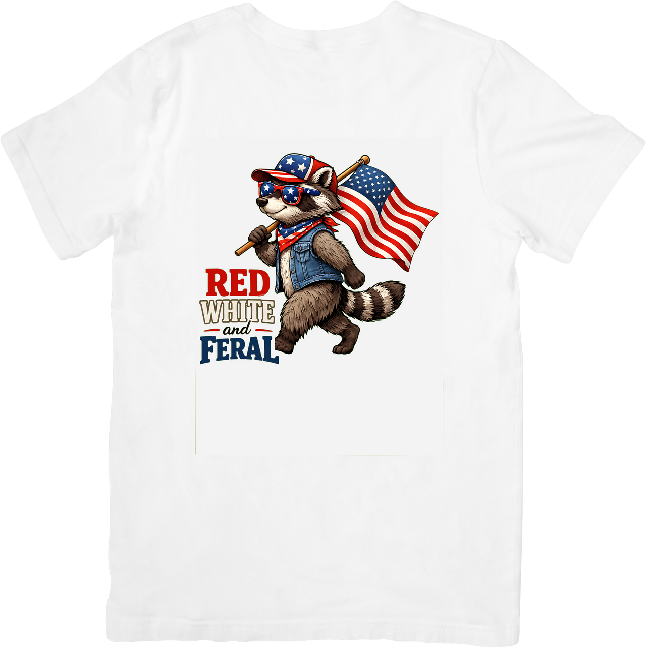 Redeemed And Running Free T-Shirt | Funny Faith Patriotic Graphic Tee | 4th Of July Christian Gift