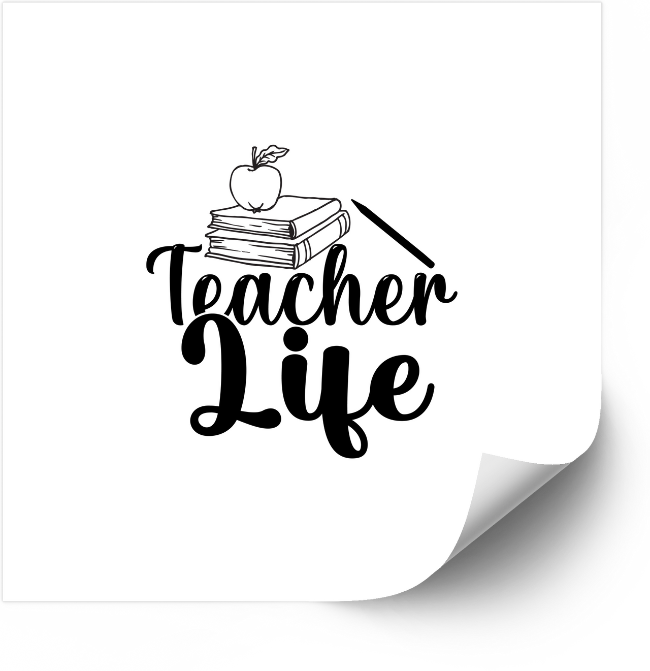 Teach With Grace Sticker | Faith-Inspired Educator Back To School Vinyl Decal