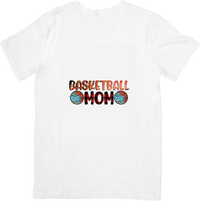 Thumbnail for Praying Mom On The Sideline T-Shirt | Faith-Inspired Basketball Sports Mom Graphic Tee | Basketball Mom Gift