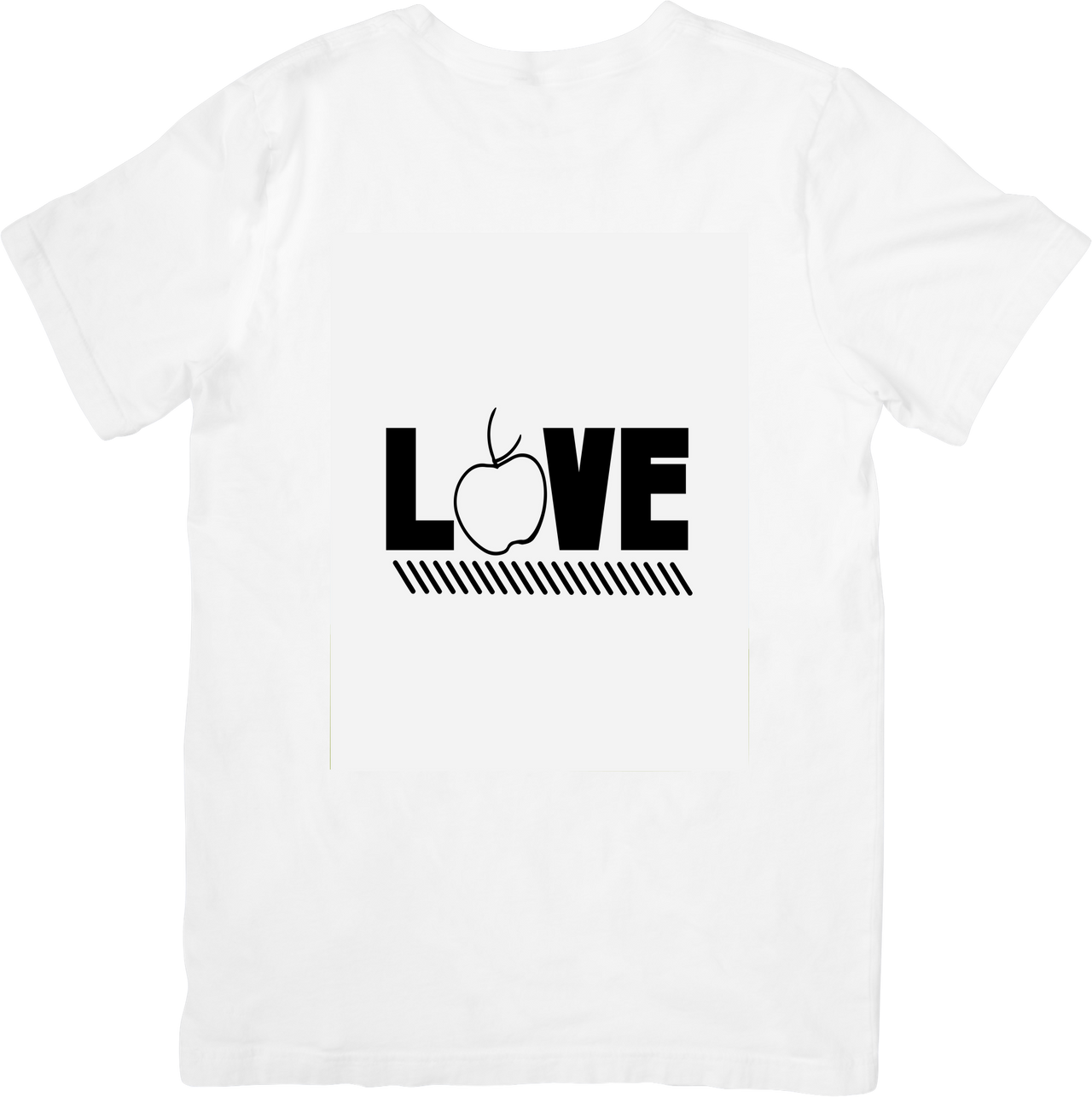 Love Apple Teacher T-Shirt | Bold Patriotic Educator Graphic Tee | Teacher Appreciation Gift