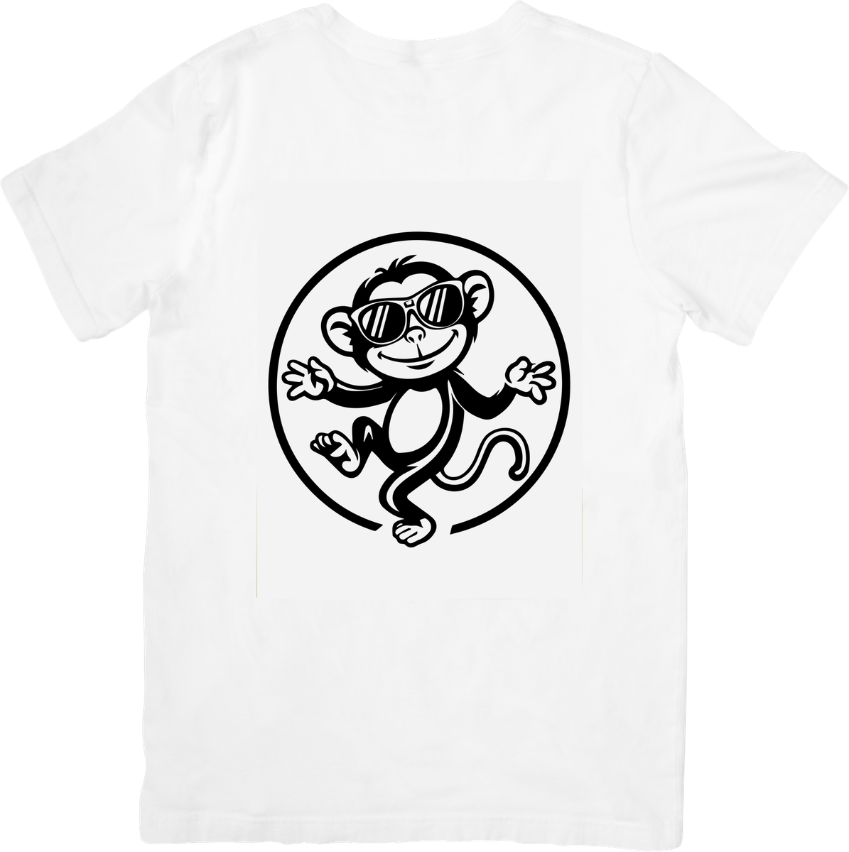 Cool Monkey Sunglasses T-Shirt | Funny Dancing Cartoon Graphic Tee | Playful Animal Gift